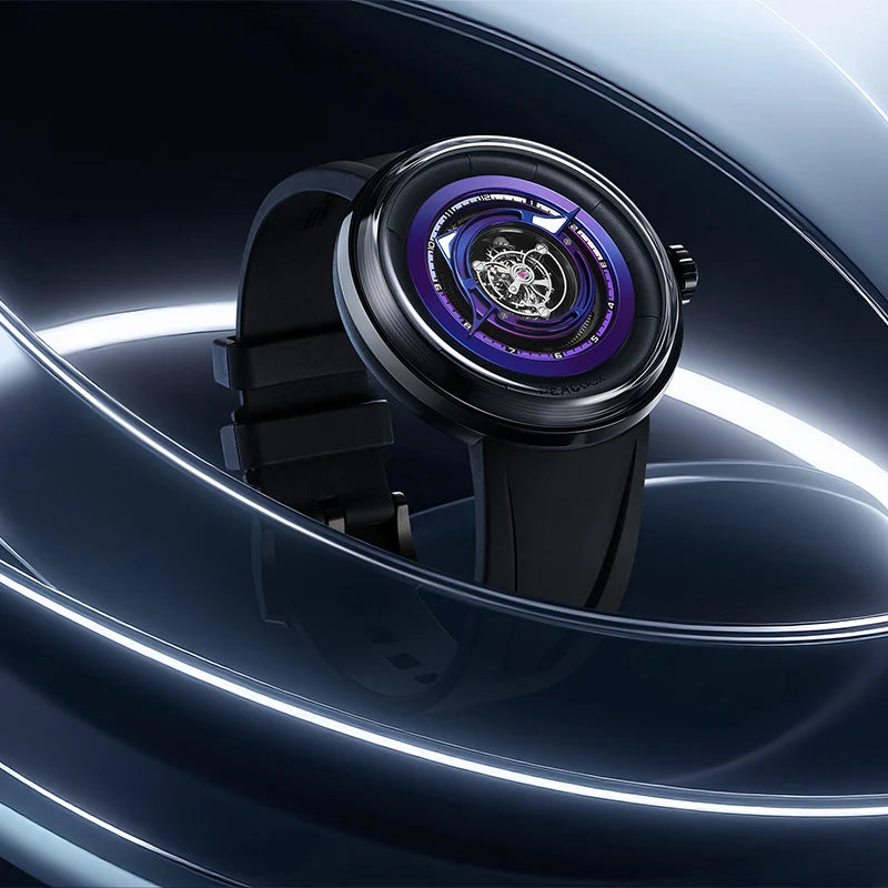 Peacock Black Hole Central Tourbillon Event Horizon Edition - Lustrous Titanium Black