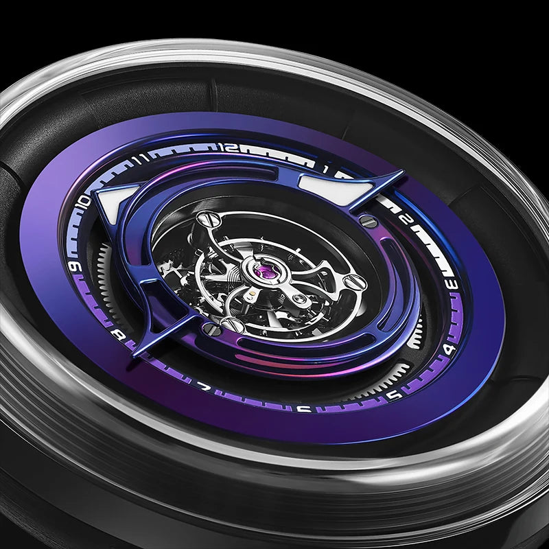 Peacock Black Hole Central Tourbillon Event Horizon Edition - Lustrous Titanium Black