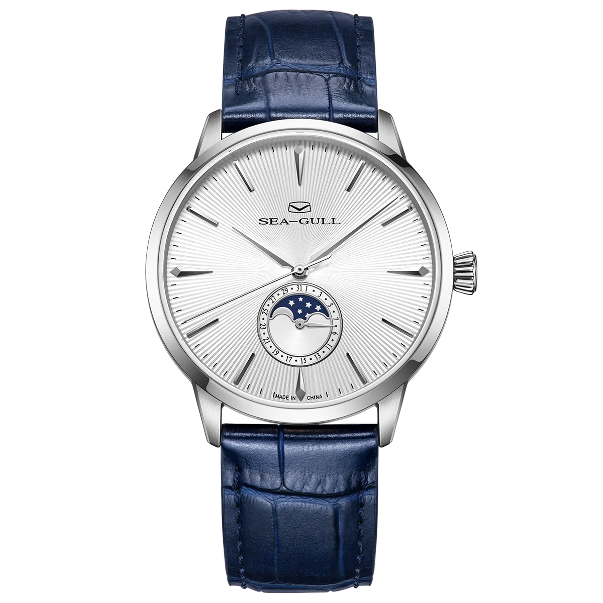 SEA-GULL Extraordinary Series Moon Phase - White/Blue