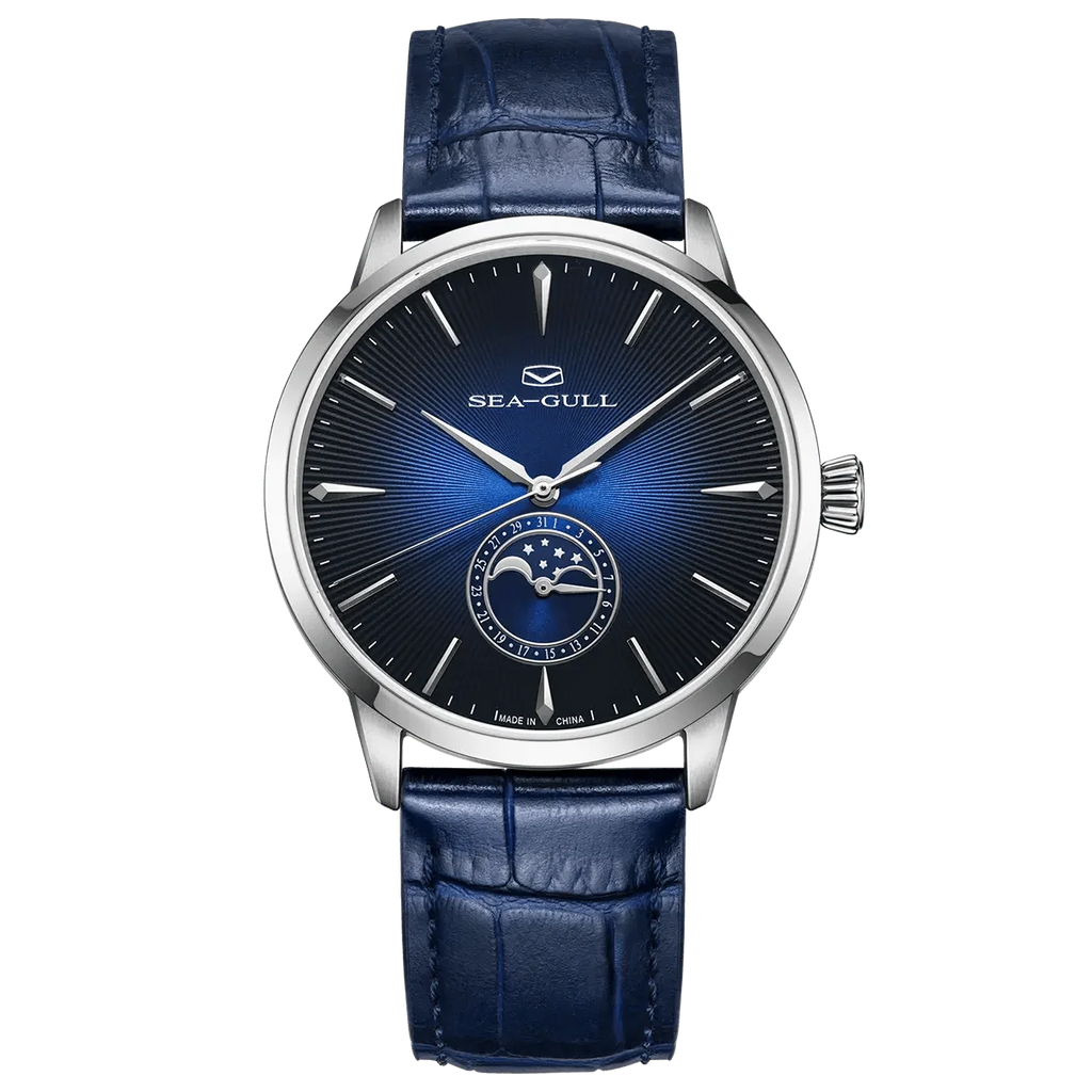 SEA-GULL Extraordinary Series Moon Phase - Blue/Blue