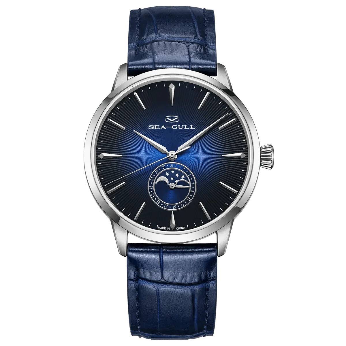 SEA-GULL Extraordinary Series Moon Phase - Blue/Blue