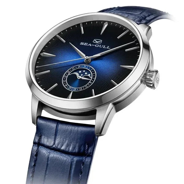 SEA-GULL Extraordinary Series Moon Phase - Blue/Blue