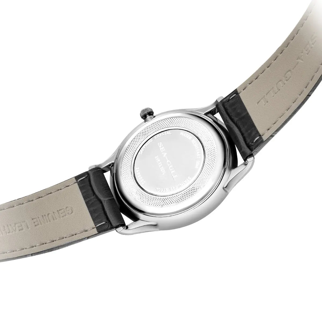 SEA-GULL Slim Enamel Dial - White/Silver