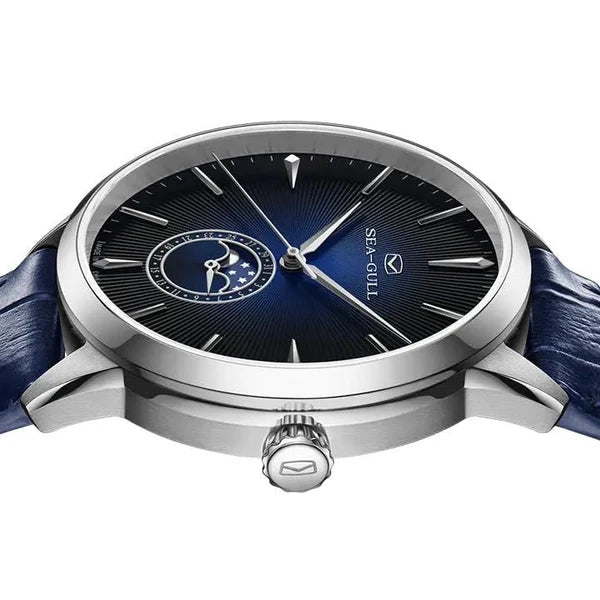 SEA-GULL Extraordinary Series Moon Phase - Blue/Blue