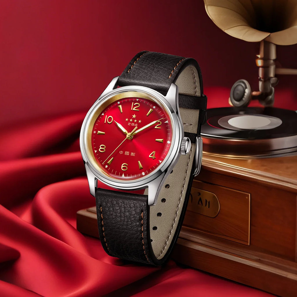 SEA-GULL 70th Anniversary Wuxing Five Stars Reissue - Red Limited Edition