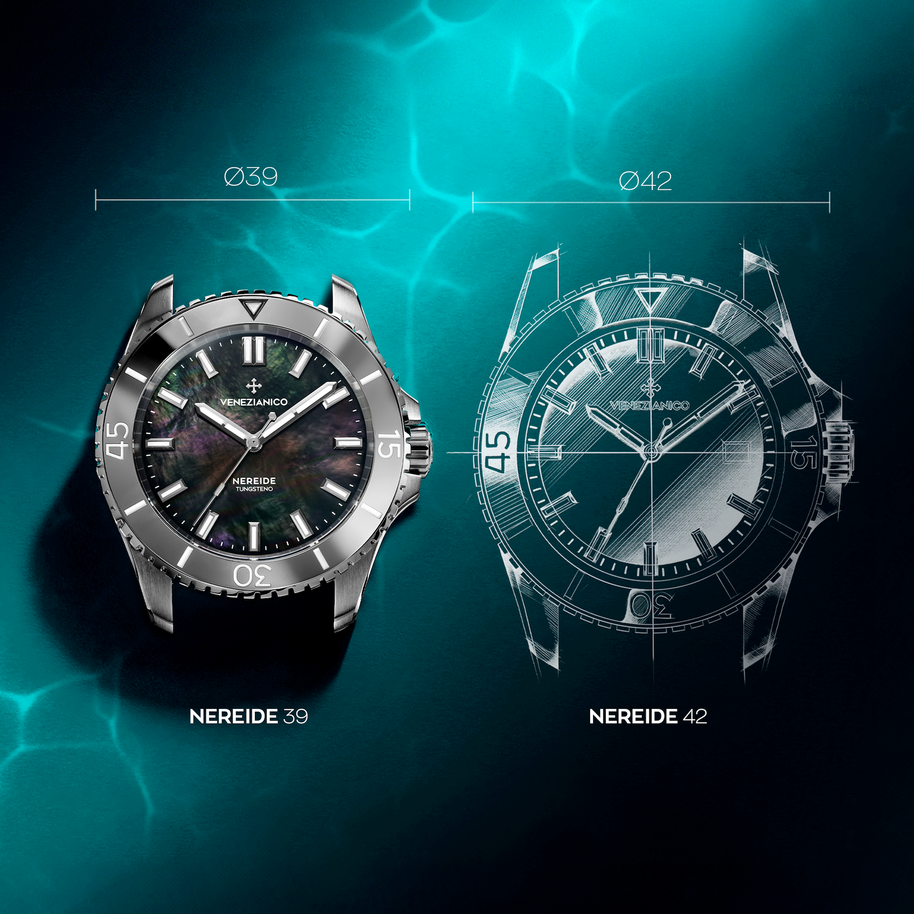 Venezianico Nereide Tungsteno 39