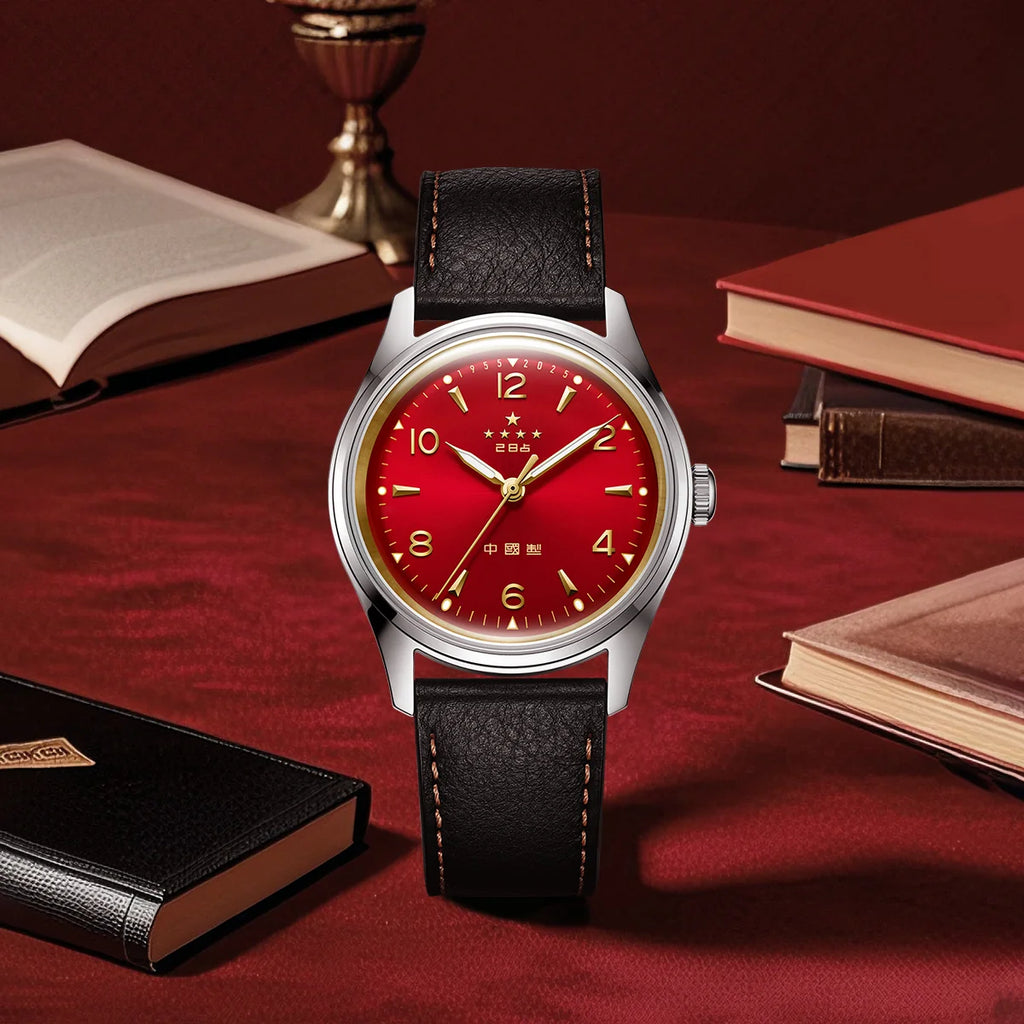 SEA-GULL 70th Anniversary Wuxing Five Stars Reissue - Red Limited Edition