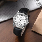 SEA-GULL Slim Enamel Dial - White/Silver