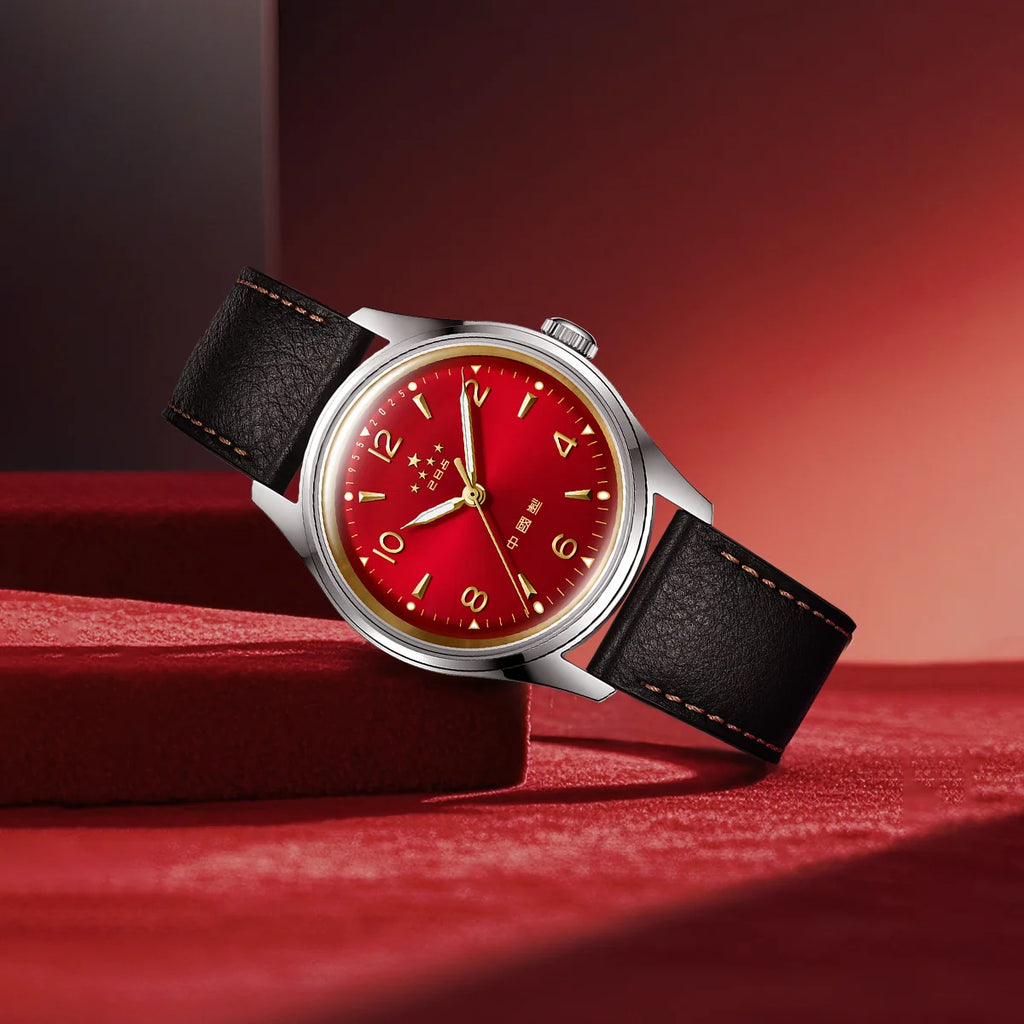 SEA-GULL 70th Anniversary Wuxing Five Stars Reissue - Red Limited Edition