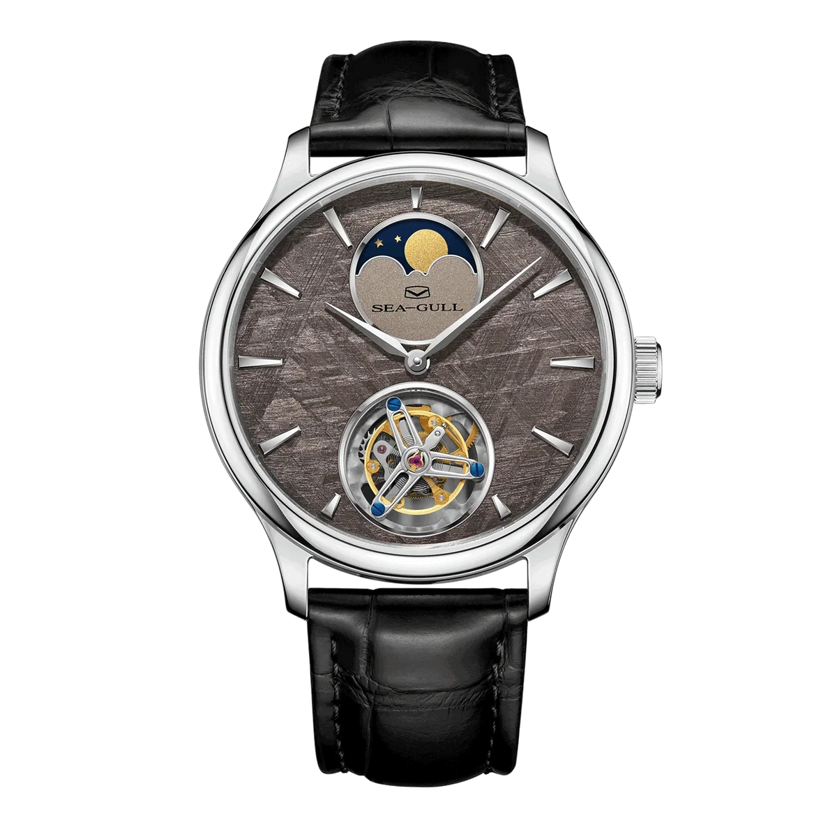 SEA-GULL Artisan Heritage Meteorite Moonphase Tourbillon