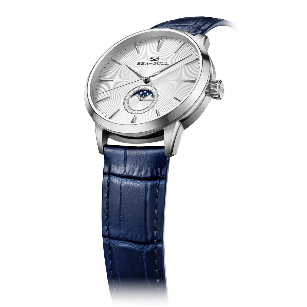 SEA-GULL Extraordinary Series Moon Phase - White/Blue