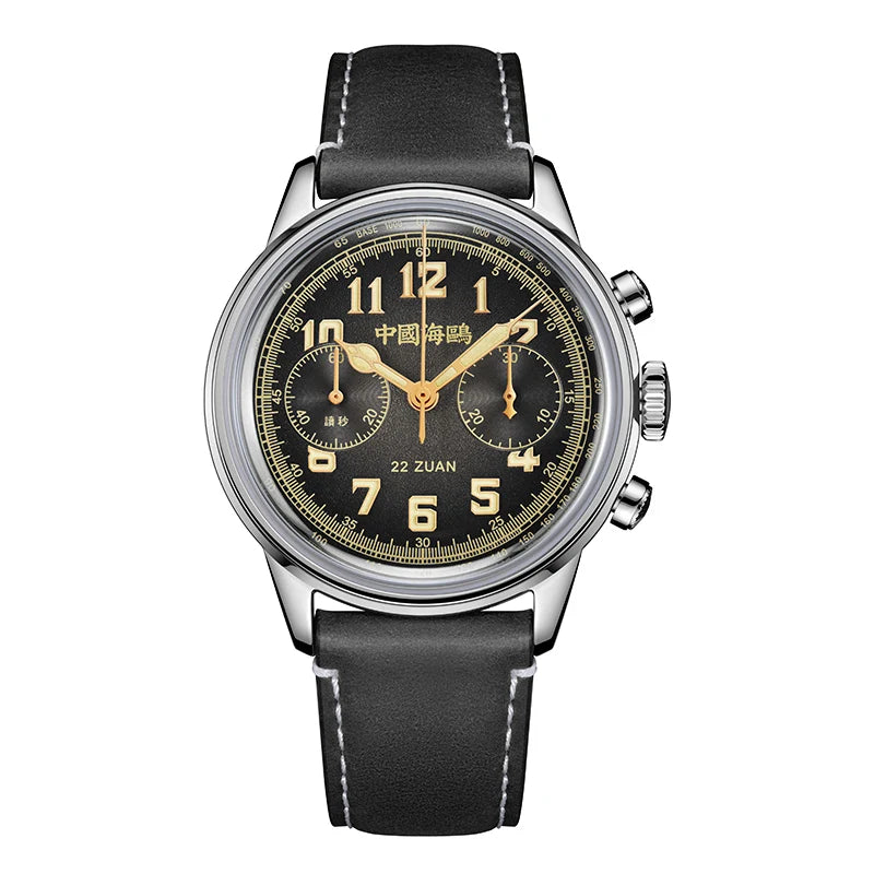 SEA-GULL 1963 Wind Chaser Chronograph - Black