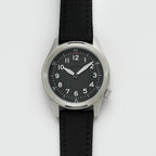 VARIO 1945 A-11S Solar Quartz Field Watch – Raven Black