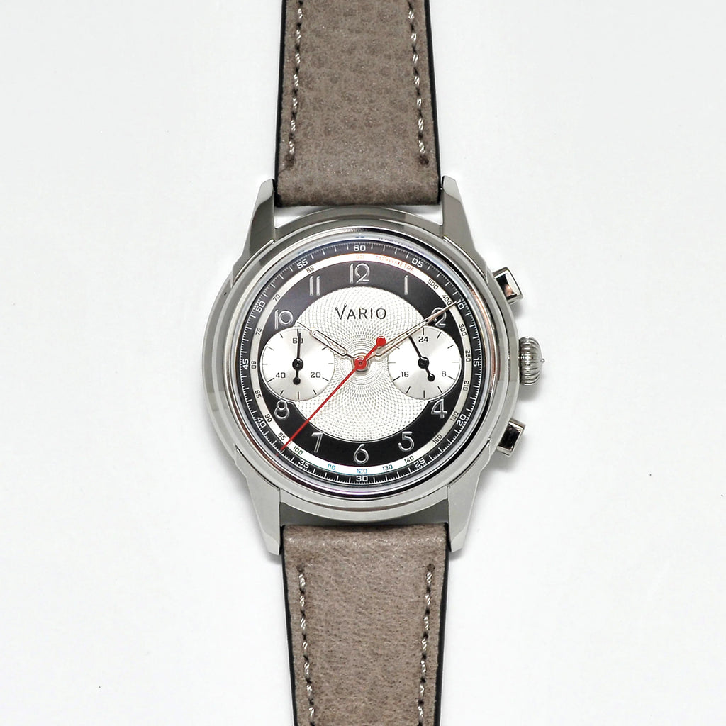 VARIO Empire Tachymètre Chronograph – White Tuxedo