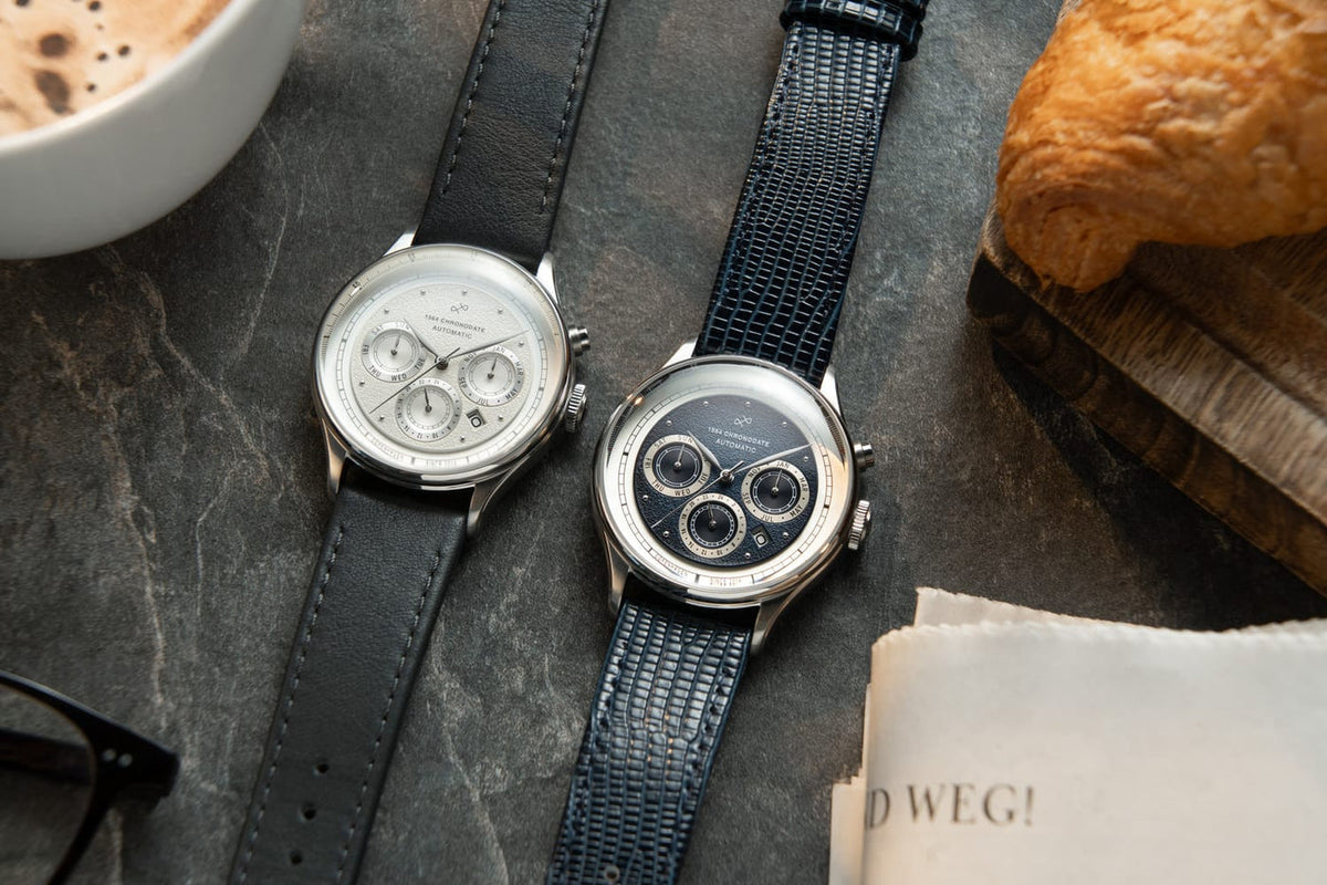 AV86 1564 Chronodate Automatic – Steel / Blue