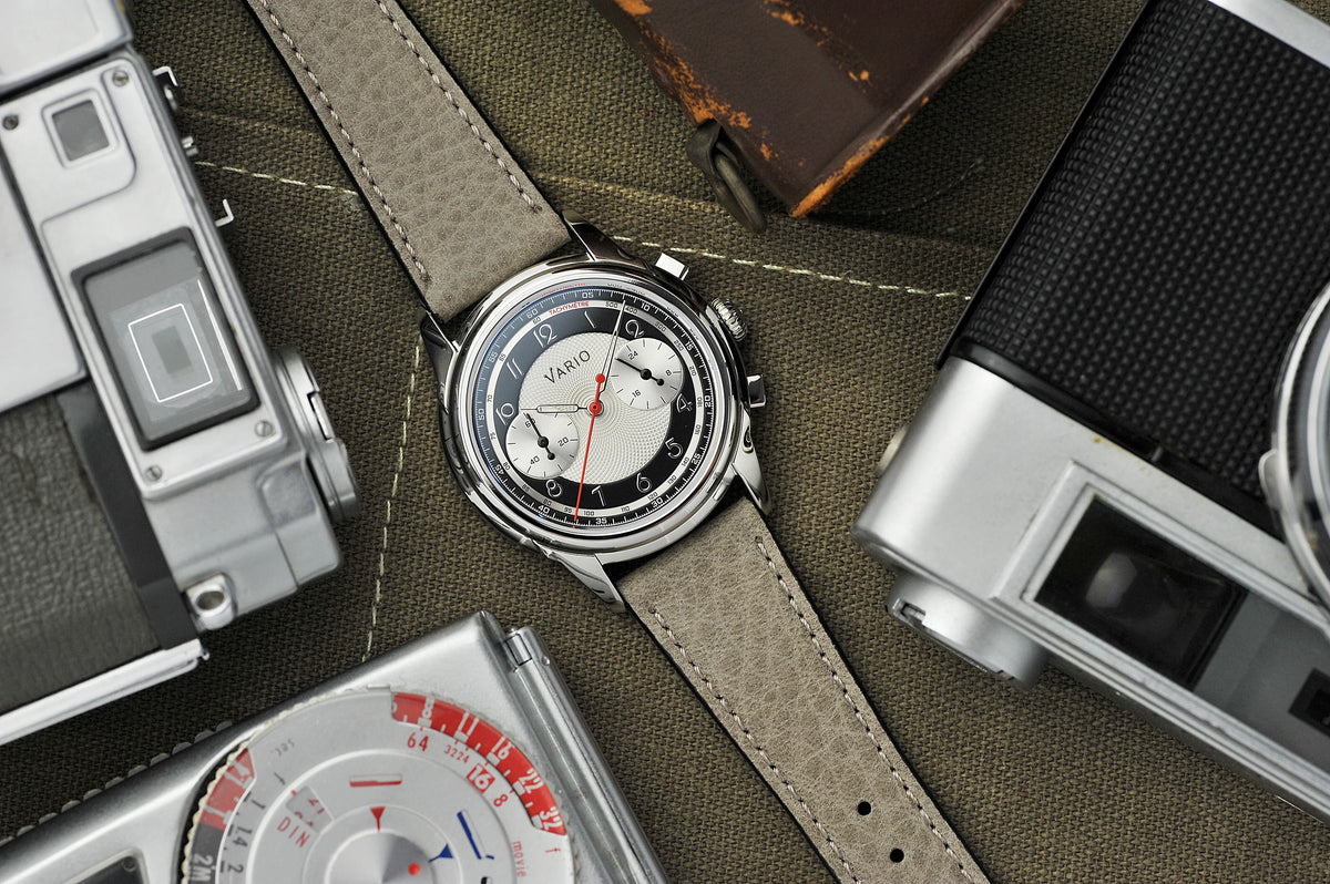 VARIO Empire Tachymètre Chronograph – White Tuxedo