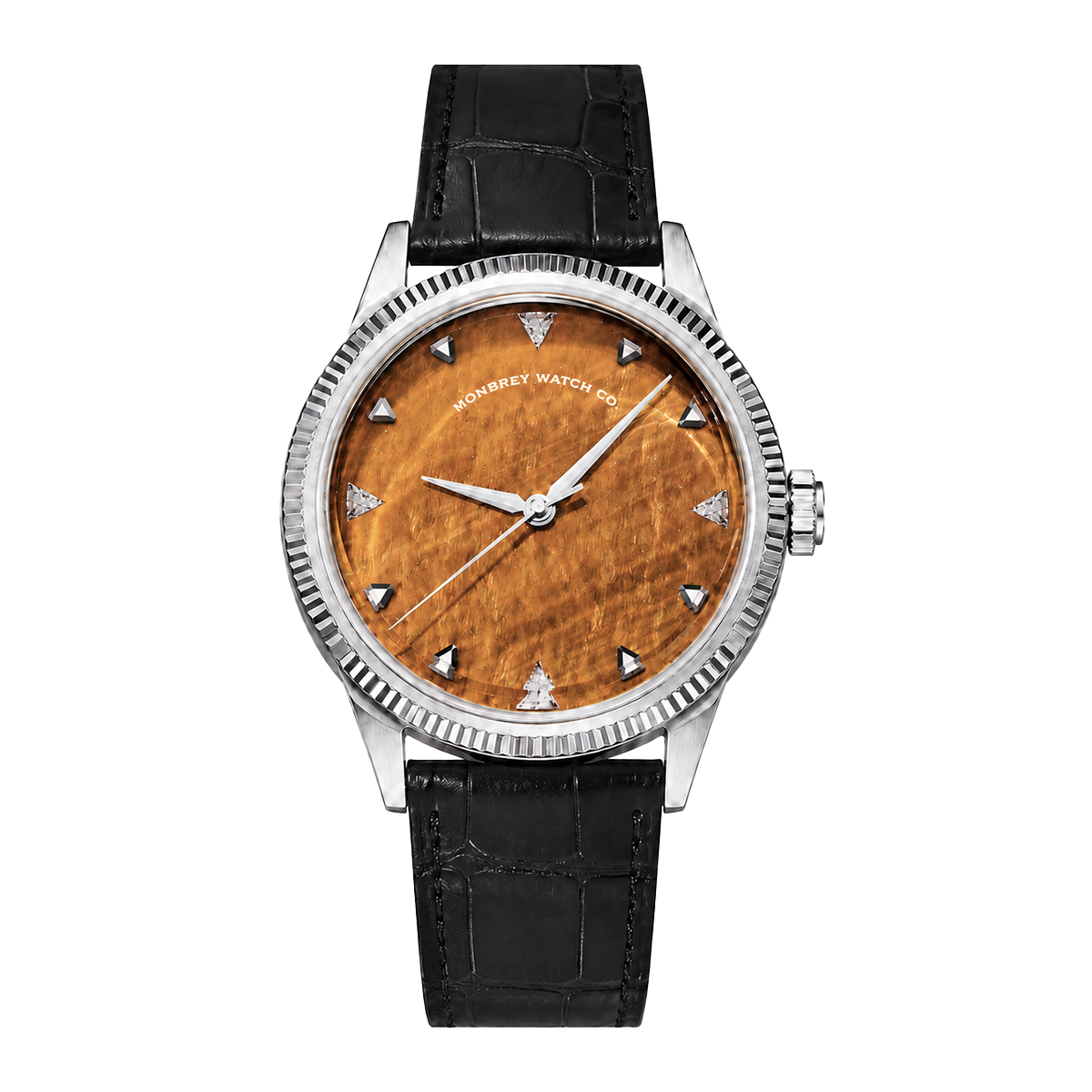 [Pre-Order] Monbrey MB3 Trinova P2 - Natural Tiger Eye Stone with Lab-grown Diamonds