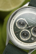 AV86 1564 Chronodate Automatic – Steel / Garnish Green Limited Edition