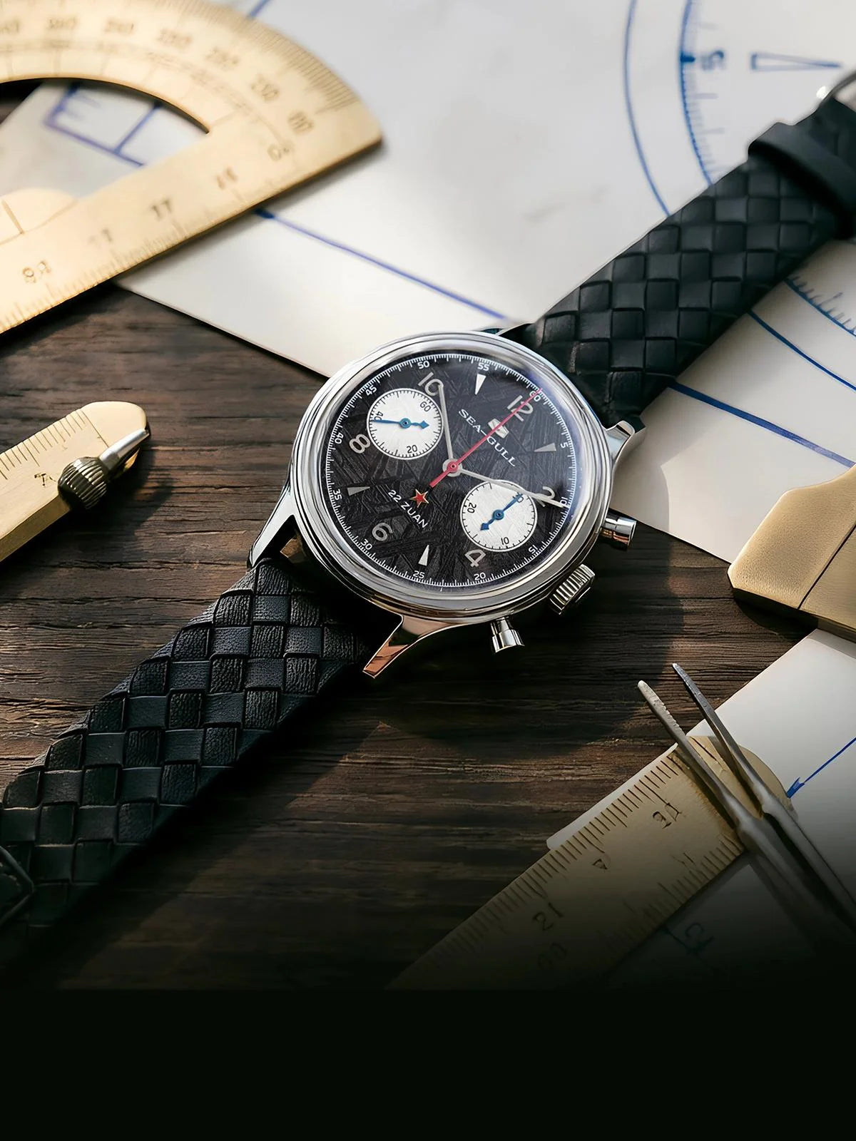 SEA-GULL 1963B Meteorite Chronograph Limited Edition