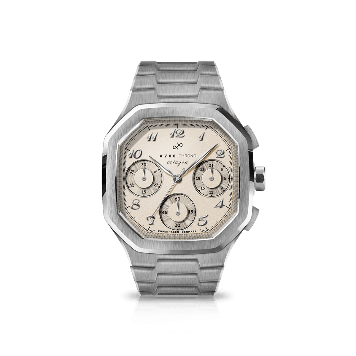 AV86 1904 Chronograph - Steel / Off White