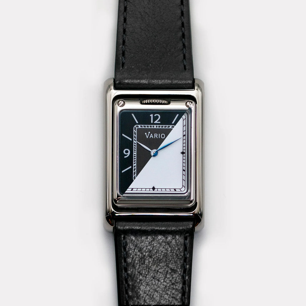 VARIO VERSA Reversible Dual Time – Gunmetal / White