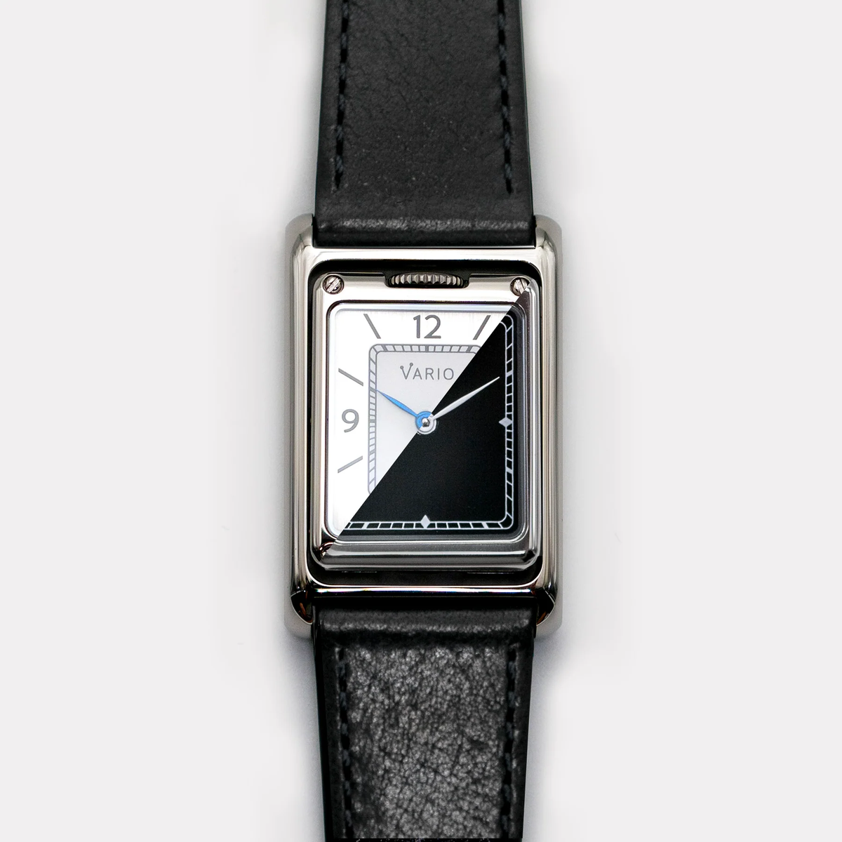 VARIO VERSA Reversible Dual Time – Silver / Black