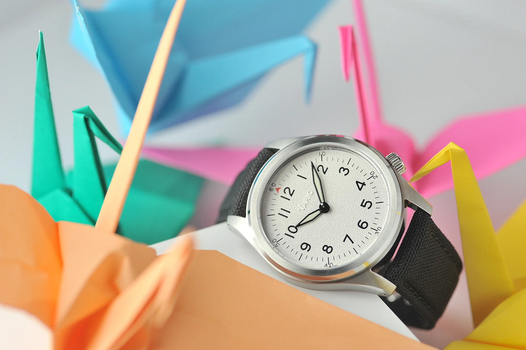 1945 A-11S Solar Quartz Field Watch – Heron White